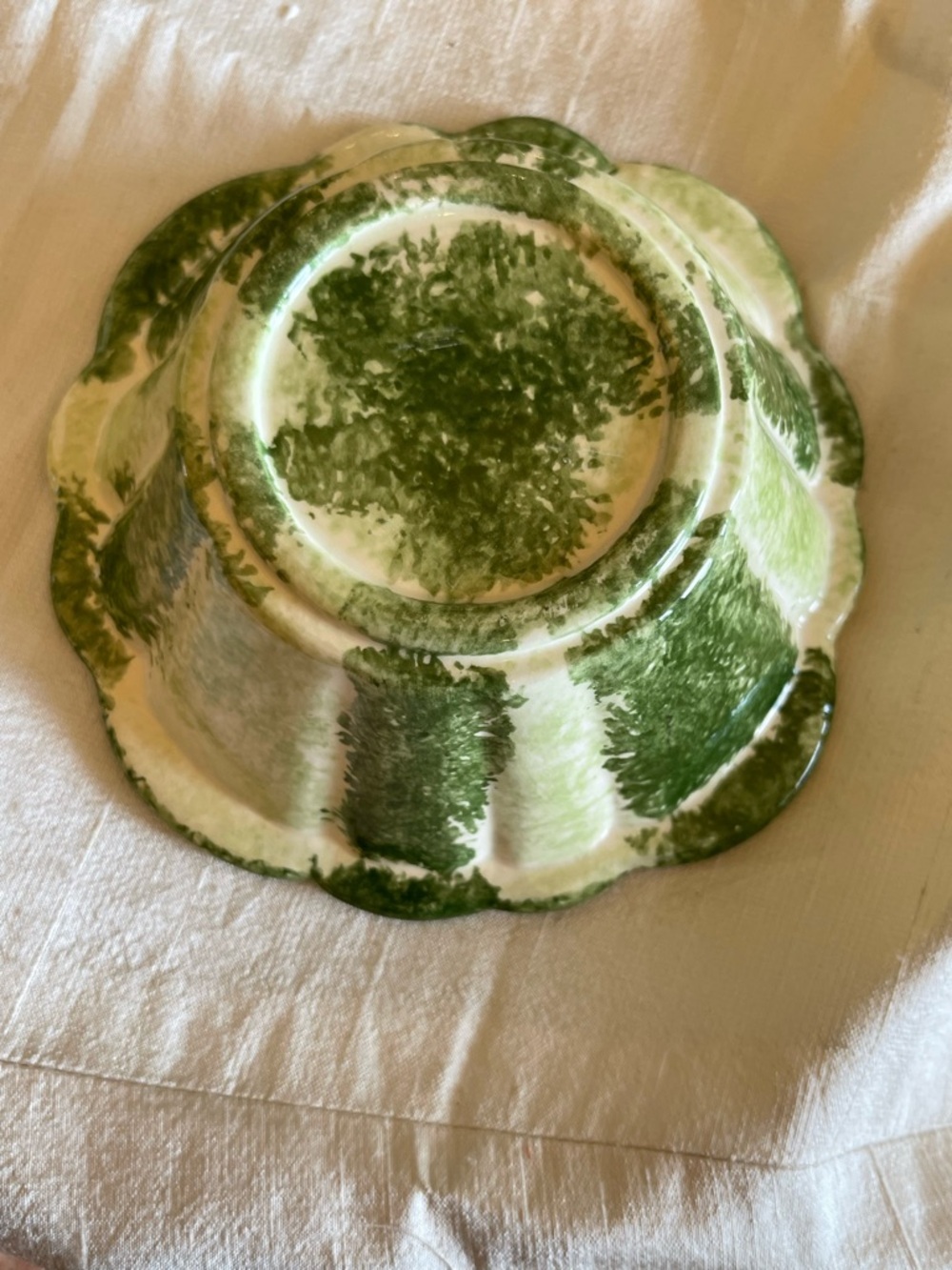 Watermelon Serving Set – Hand Painted Bowl & Plate – Summer Kitchen Decor - Picture 8 of 10